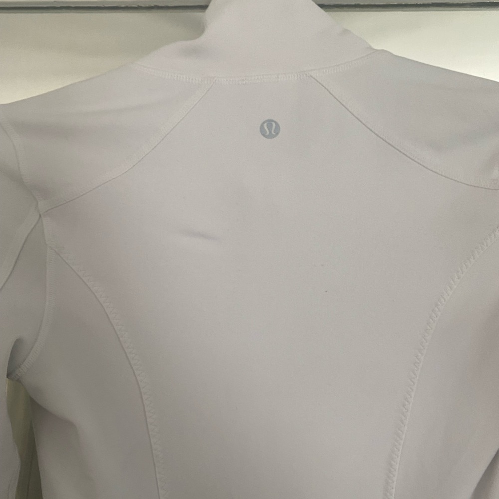 White Lululemon zip up - Picture 4 of 4